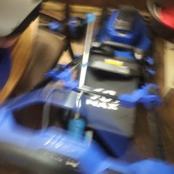 Like new electric  lawn mower and  blower combo only used 2times  $50 or best offer.   Bought new also have a Snapper older riding mower Boug 