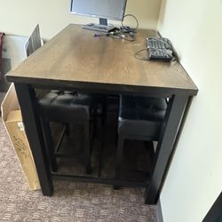 Dining Table With Stools
