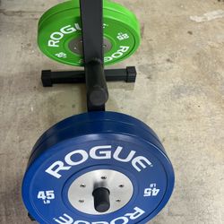 Rogue Color LB Training 2.0 Plates and York Tree
