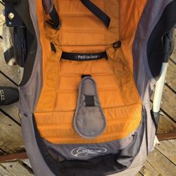 City Mini Jogger Stroller Oange and Grey 