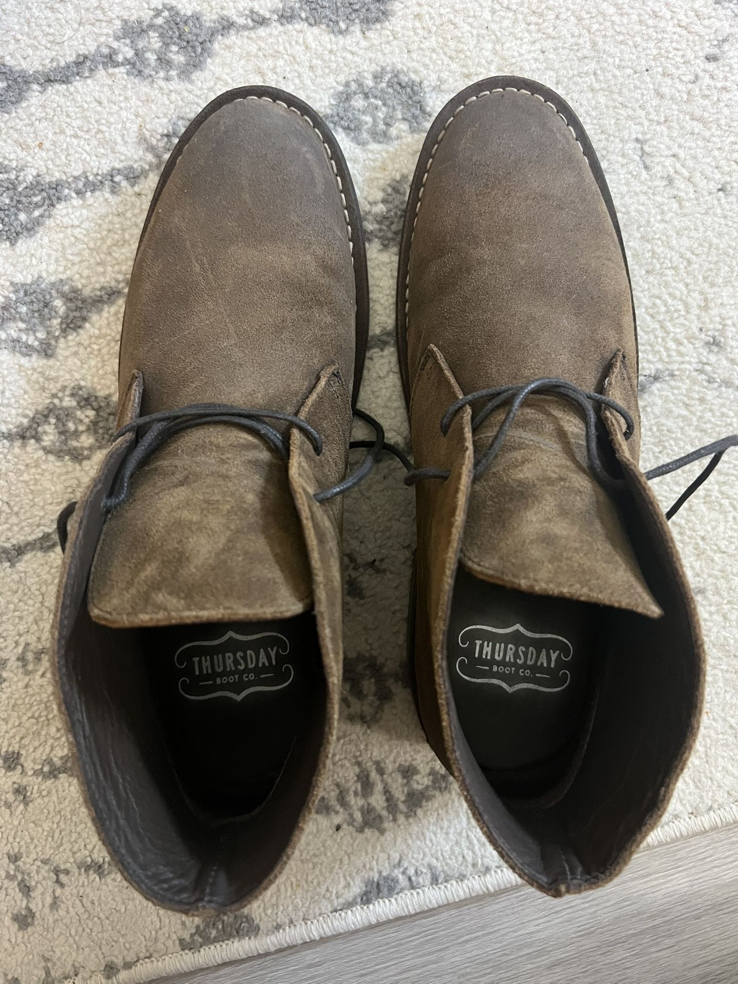 Thursday Boot Company Scout Chukkas in Mocha, size 7.5