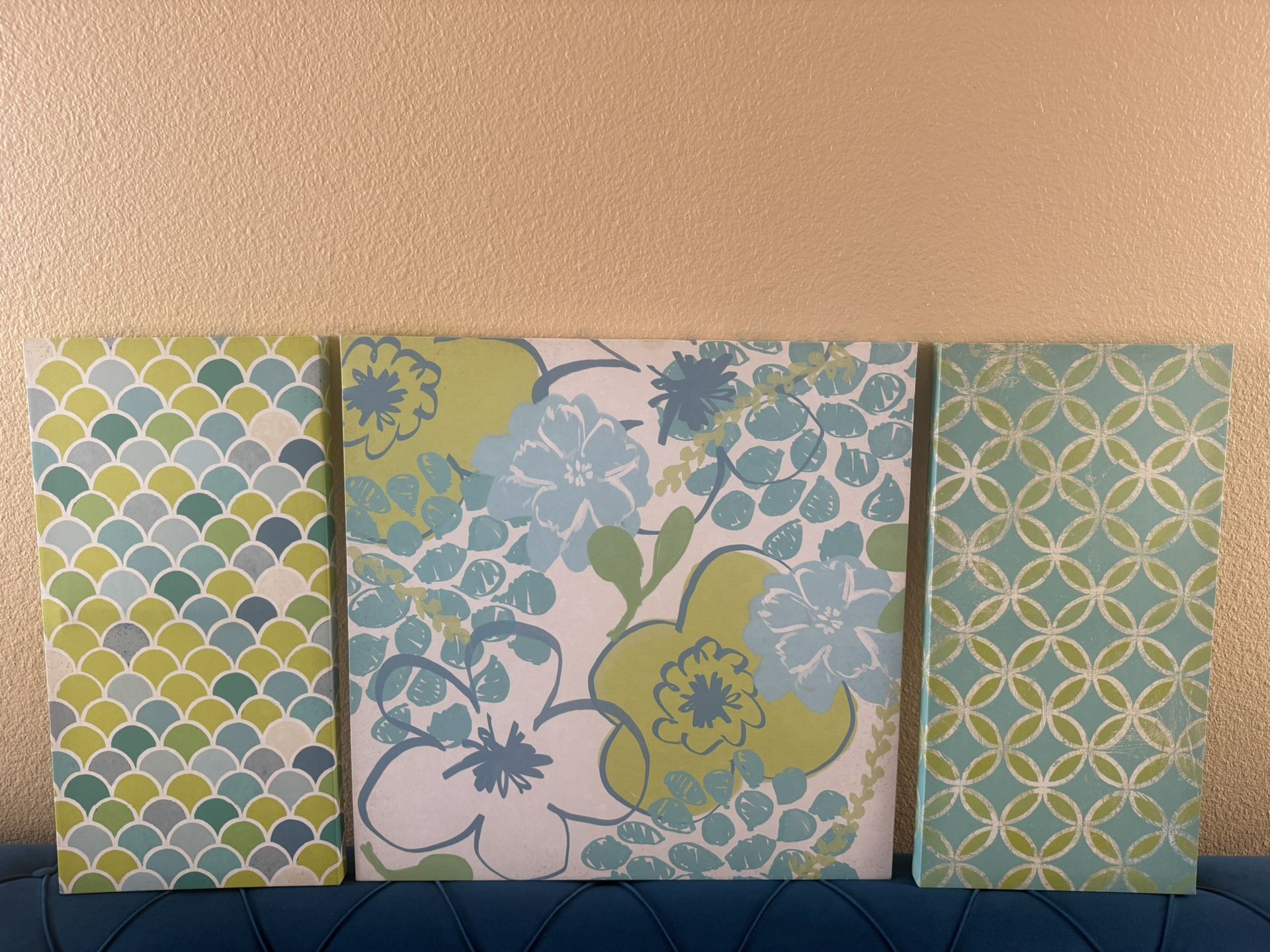 3 Pieces Canvas Wall Art