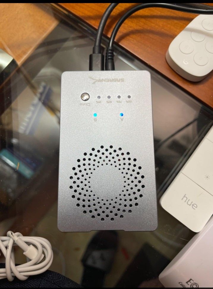 SABRENT Tool Free USB Type C Dual Docking Station for PCIe NVMe M.2 SSDs with Offline Cloning Function (EC-SSD2)