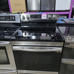 Samsung Glass Top Electric Stove Stainless Steel Working Perfectly 4-months Warranty 