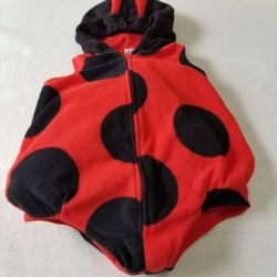 Baby Lady Bug Halloween Fleece Costume