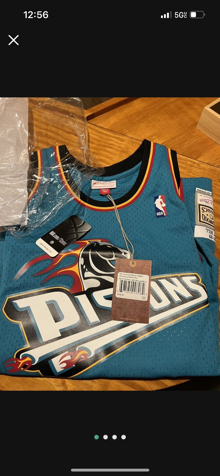 Pistons Grant Hill Throwback Size L
