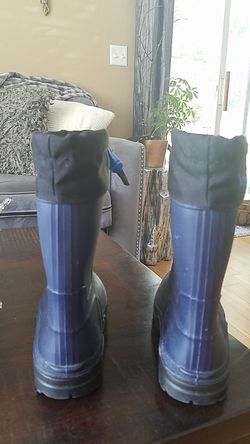 Rain boots or snow boots!