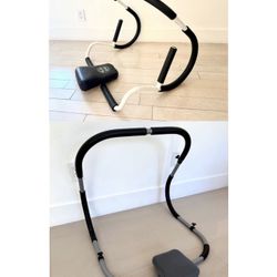 Legacy Fitness White Abdominal Exerciser Ab Roller Rocker Cruncher - Both 