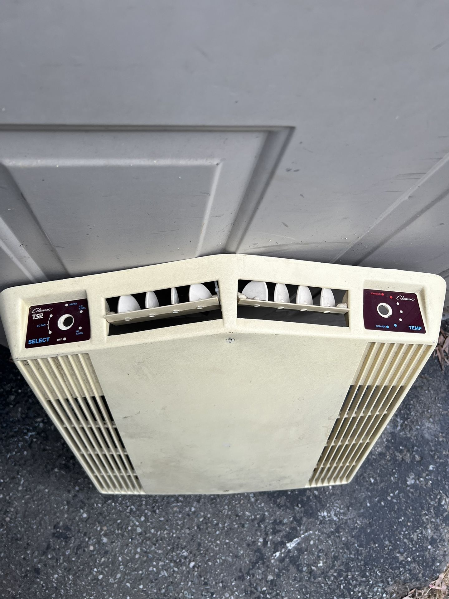 Coleman RV inside AC Shroud (Cover)