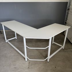 L-Shaped Desk Corner Computer Desk 