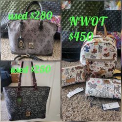 Disney Dooney And Bourke Purses And Backpack 