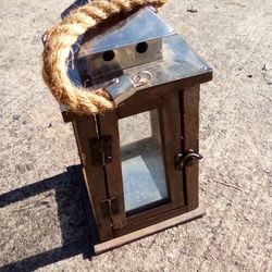 Candle Glass Lamp Outdoor