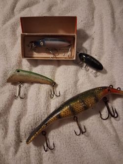 Vintage Wooden Fishing Lures