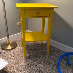 Yellow Side Table