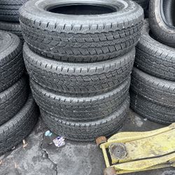 Set Of Four Used 255/70R18 Brand Bridgestone $300