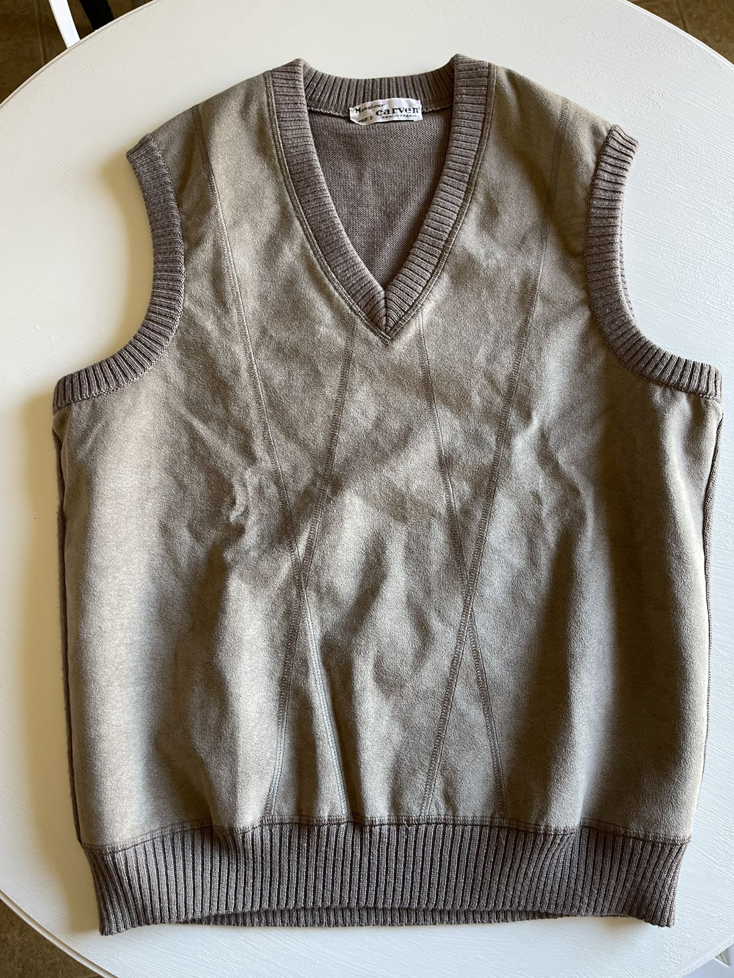 Vintage Carven Made In France Vest