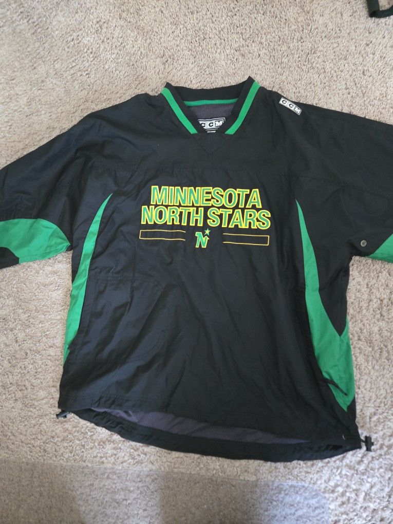 Vintage North Stars CCM Windbreaker