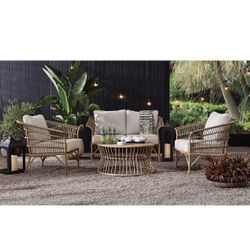 Members Mark Topaz Bay 4 Piece Seating Set Brand New In Box 