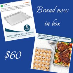 New In Box - Heavy Duty Full Sheet Pans 