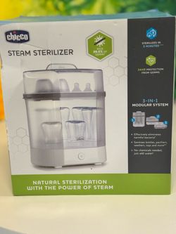 Chicco Steam Sterilizer 3-in-1 Modular Electric Microwave Dishwasher Safe