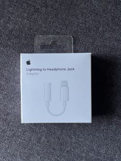 Apple Lightning to Headphone jack Adapter (New/Original)