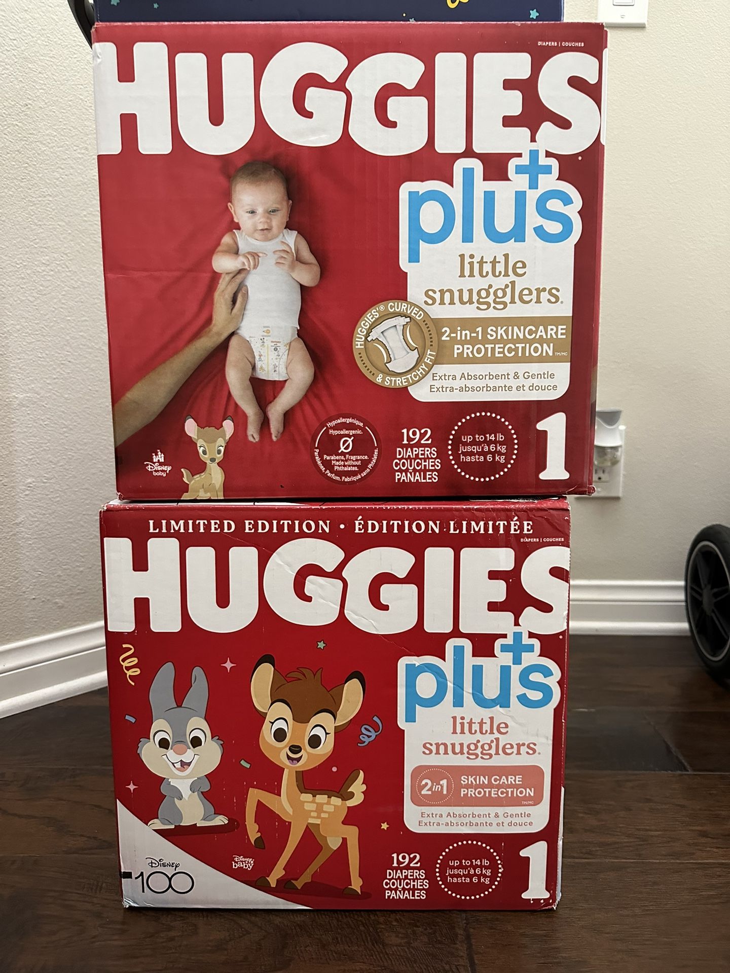 Huggies diaper size 1 (256 pcs)