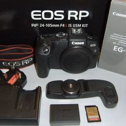 Canon EOS RP Full Frame  Body  2K shutter count + EG-E1 grip + Sandisk 64GB SD