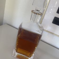 Cute Gold Rim decanter 