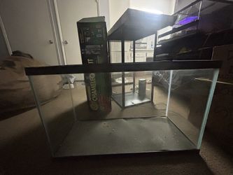 30 gallon Tall Fish Tank/tarraruim WILLING TO TRADE For Small Front Opening Tank Or Gecko