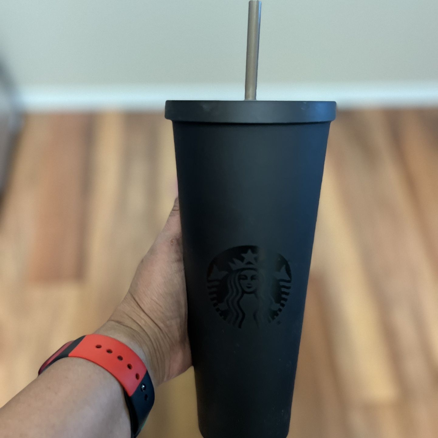 black starbucks cup with studs JET BLACK Bling STARBUCKS Coffee Cold Cup Tumbler Bedazzled Shinny Spa –  ZoeCrystals