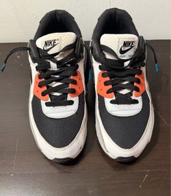 Nike Air Max 90 Black Turf Orange Men’s Sneakers – Great Condition – Size 11
