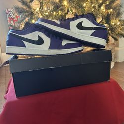 Jordan 1 Low Court Purple 