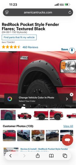 Fender flares for 2004-2008 f150