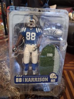 2006 Marvin Harrison action figure produced by Gracelyn Toys under their Re-Plays (NFL Series II) .