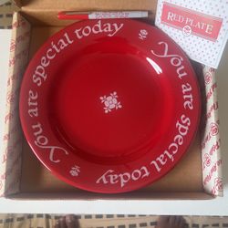 Waechtersbach Red You Are Special Today Plate W Germany 10.5 inches 1979