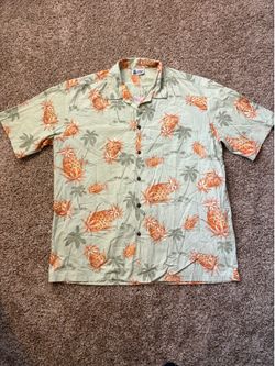 Aloha Republic Made In USA Tropical Pineapple Palm Tree Hawaiian Mens Size XXL
