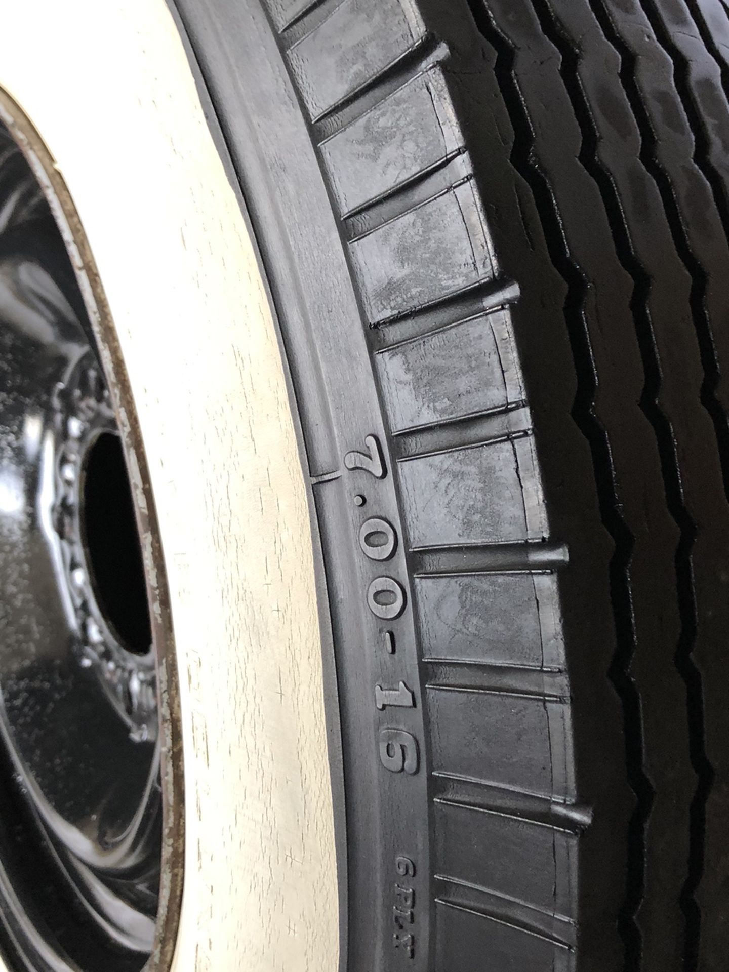 Vintage white Wall Tires