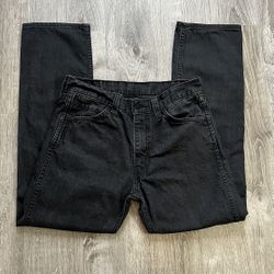 Levi’s 31 X 30 Men’s 513 Black Denim Straight Leg Jeans
