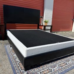 Queen Size Bed Frame And Smart Box Spring