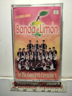 BANDA LIMON LA ARROLLADORA - SE ME CANSO EL CORAZON- CASSETTE 