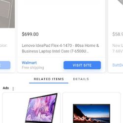 Lenovo IdeaPad Flex 4 1470 80sa 2 In  1 Touchscreen Laptop/Tablet