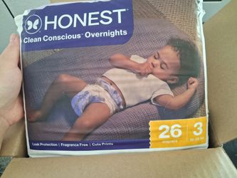 Honest Clean Conscious Overnight Diapers Size 3