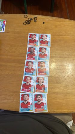 Austria panini sticker team