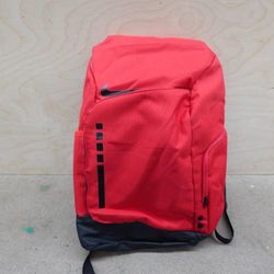 Nike Unisex Polyester Hoops Elite Backpack in Royal Red and Black