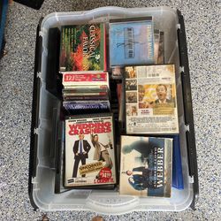Bin Full Of DVDs 