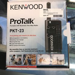 32-5116-1 Kenwood Pro talk Walkie Talkie   On Big Sale 