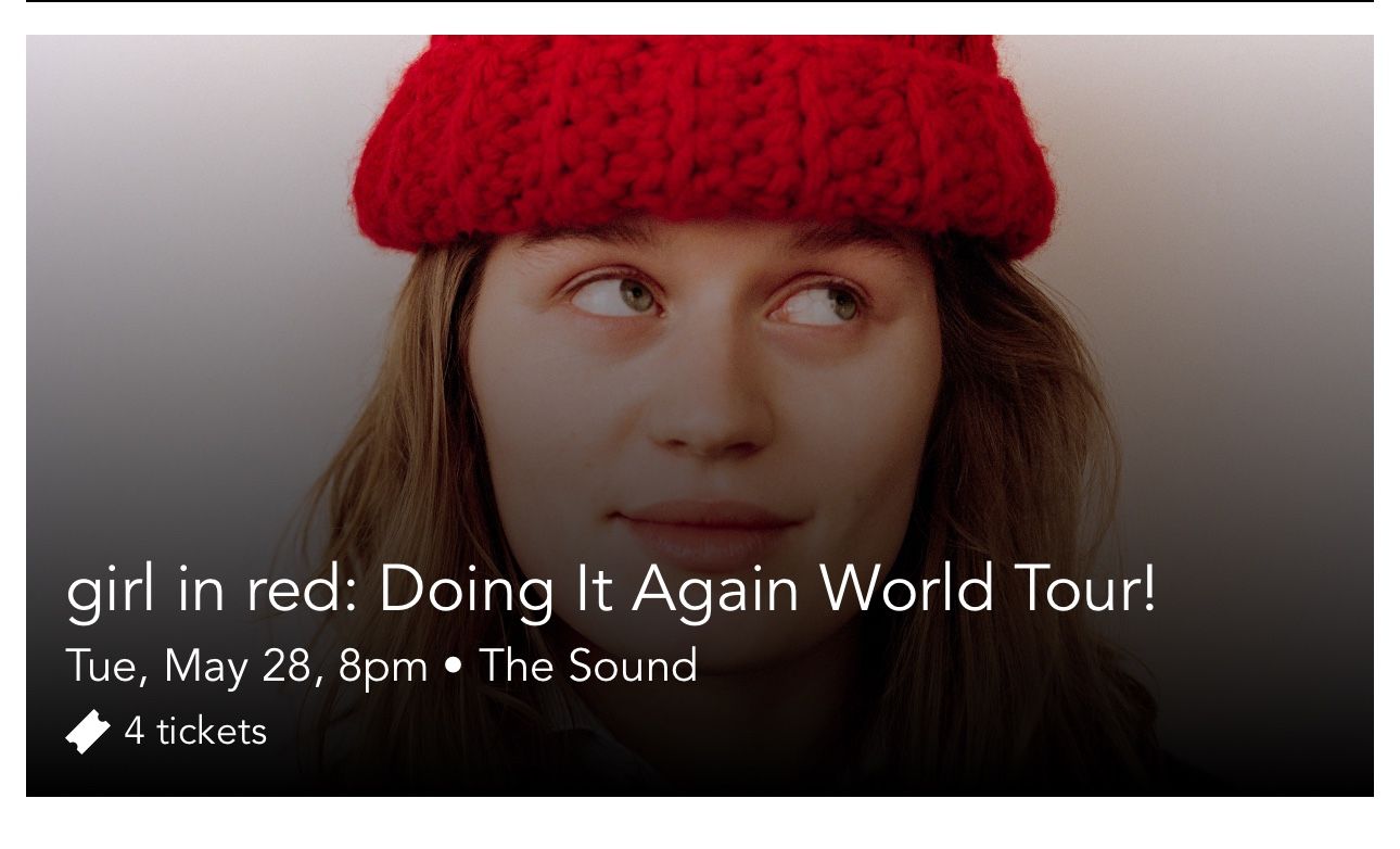 Girl In Red Concert Tickets For San Diego At The Sound