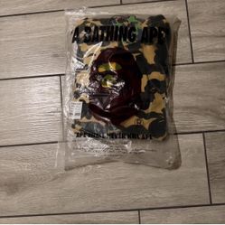 Yellow Camo BAPE Zip Up