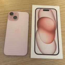 Pink iphone 15
