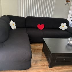 2 piece sofa & coffee table - $400